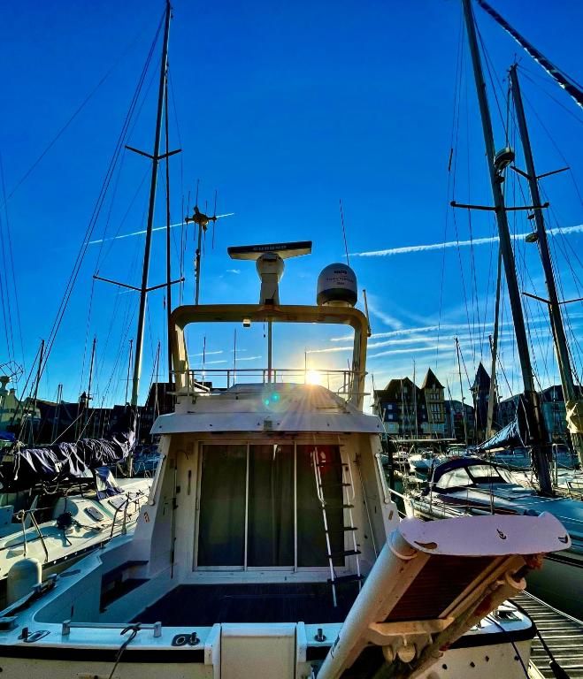 YACHT DEAUVILLE in the marina of Deauville, France